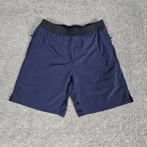 Fabletics Shorts Mens 30 Blue Franchise Lined 8.5" Inseam Training Gym